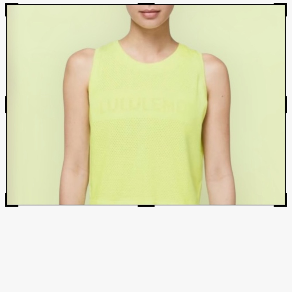 Lululemon Breeze By Muscle Crop Tank